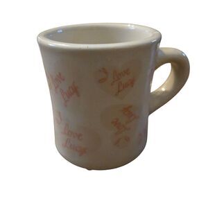 Vintage I Love Lucy Universal Studios Coffee Mug Lucille Ball Fan